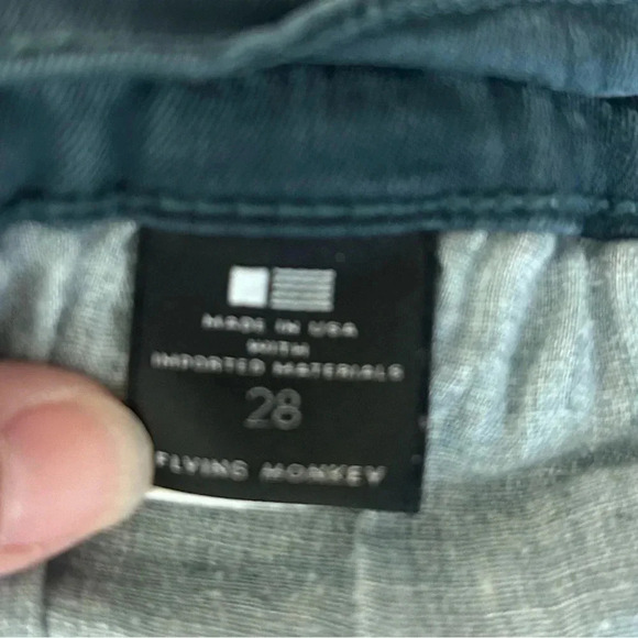 FLYING MONKEY colored pants. Waist size 28. Stretchy - Picture 4 of 4
